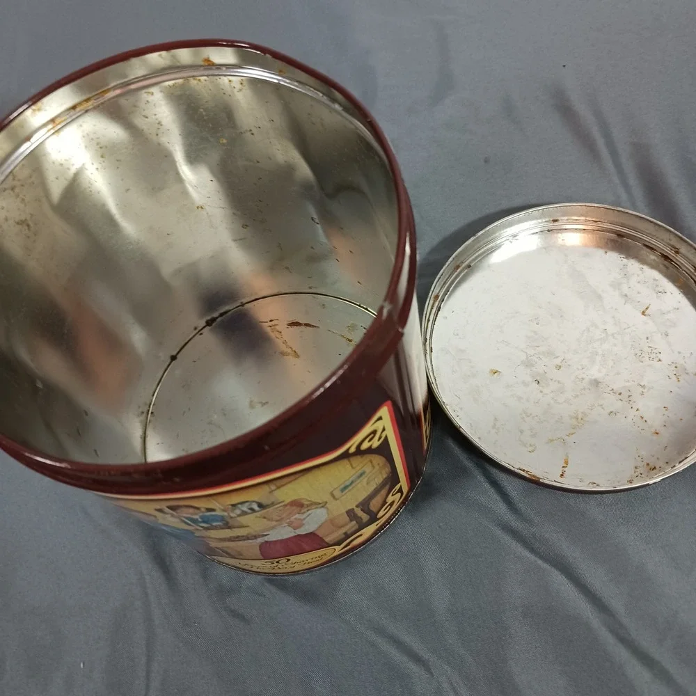 Nestle Cookie Tin Brown Good 50th Anniversary Vintage 1989 Collectible